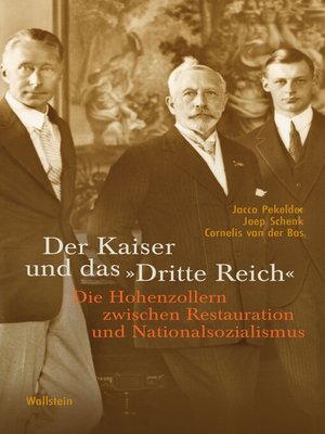 cover image of Der Kaiser und das "Dritte Reich"